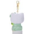 Japan Sanrio Chokkorisan Key Charm Mascot - Hello Kitty : Clover - 4