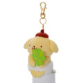 Japan Sanrio Chokkorisan Key Charm Mascot - Pompompurin : Clover - 2