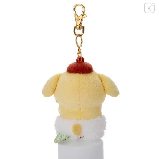Japan Sanrio Chokkorisan Key Charm Mascot - Pompompurin : Clover - 4