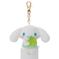 Japan Sanrio Chokkorisan Key Charm Mascot - Cinnamoroll : Clover - 1