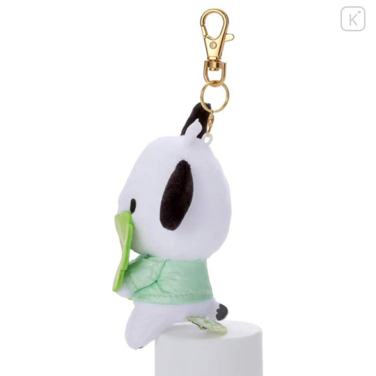 Japan Sanrio Chokkorisan Key Charm Mascot - Pochacco : Clover - 2