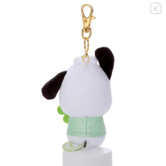 Japan Sanrio Chokkorisan Key Charm Mascot - Pochacco : Clover - 3