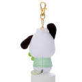 Japan Sanrio Chokkorisan Key Charm Mascot - Pochacco : Clover - 3