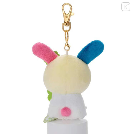 Japan Sanrio Chokkorisan Key Charm Mascot - Usahana : Clover - 4