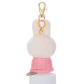 Japan Miffy Chokkorisan Key Charm Mascot - Miffy : Strawberry Chocolate - 4