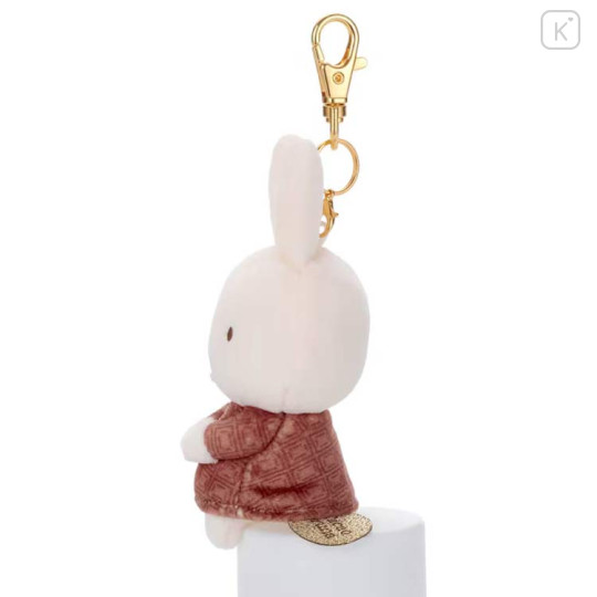 Japan Miffy Chokkorisan Key Charm Mascot - Miffy : Milk Chocolate - 3