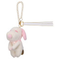 Japan Peanuts Chokkorisan Key Charm Mascot - Snoopy : White & Strawberry Cacao - 2