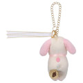 Japan Peanuts Chokkorisan Key Charm Mascot - Snoopy : White & Strawberry Cacao - 4