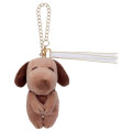 Japan Peanuts Chokkorisan Key Charm Mascot - Snoopy : Bitter Cacao - 1