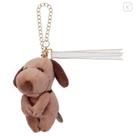 Japan Peanuts Chokkorisan Key Charm Mascot - Snoopy : Bitter Cacao - 2
