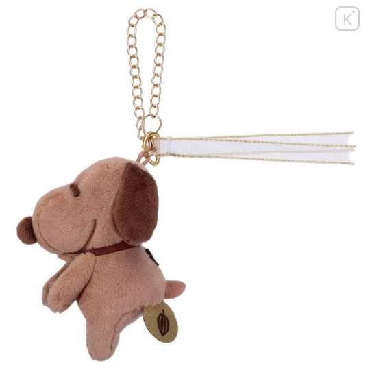 Japan Peanuts Chokkorisan Key Charm Mascot - Snoopy : Bitter Cacao - 3