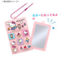 Japan Sanrio Tile Seal Mirror - Hello Kitty : Pink - 2