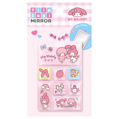 Japan Sanrio Tile Seal Mirror - My Melody & My Sweet Piano