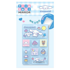 Japan Sanrio Tile Seal Mirror - Cinnamoroll
