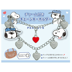 Japan Peanuts Charm Chain Keychain - Snoopy & Olaf