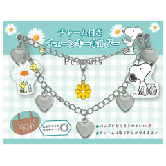 Japan Peanuts Charm Chain Keychain - Snoopy & Woodstock