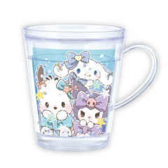 Japan Sanrio Wobbly Glitter Cup - Cinnamoroll & Kuromi & Pochacco : Ribbon
