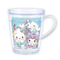 Japan Sanrio Wobbly Glitter Cup - Cinnamoroll & Kuromi & Pochacco : Ribbon - 1