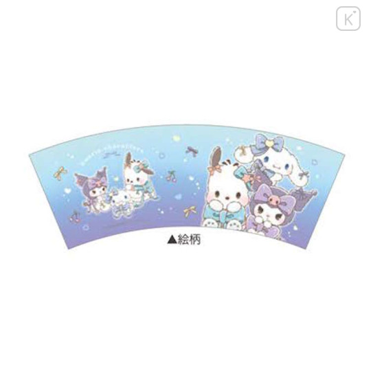 Japan Sanrio Wobbly Glitter Cup - Cinnamoroll & Kuromi & Pochacco : Ribbon - 2