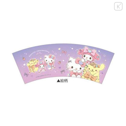 Japan Sanrio Wobbly Glitter Cup - Hello Kitty & My Melody & Pompompurin : Ribbon - 2