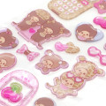 Japan Monchhichi Heisei Happy Phone Sticker - Monchhichi-chan & Monchhichi-kun : Leopard - 2