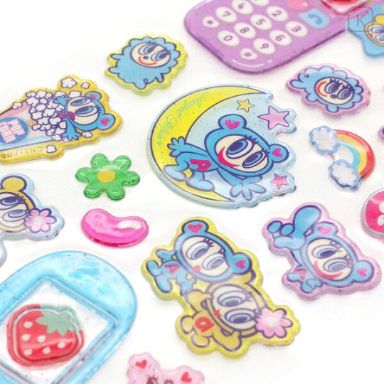 Japan Narumiya Characters Heisei Happy Phone Sticker - Angel Blue : Blue - 2