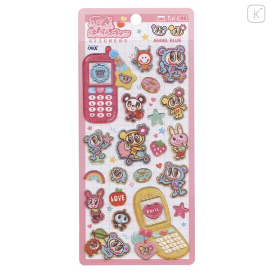 Japan Narumiya Characters Heisei Happy Phone Sticker - Angel Blue : Pink - 1