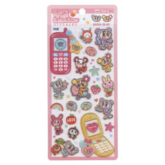 Japan Narumiya Characters Heisei Happy Phone Sticker - Angel Blue : Pink