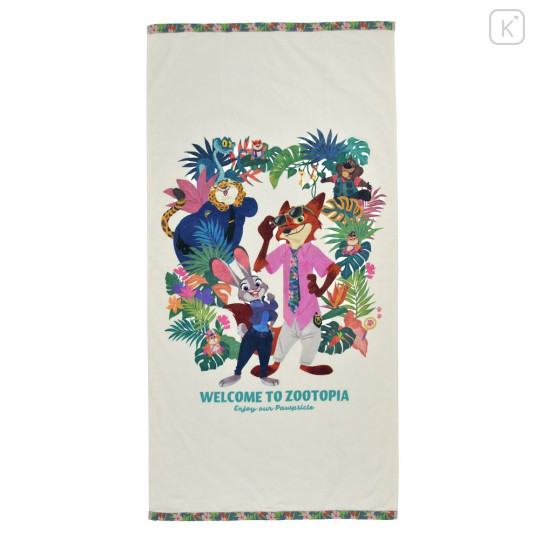 Japan Disney Store Bath Towel - Zootopia 2 : Tropical - 1