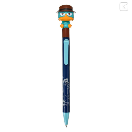 Japan Disney Store Action Mascot Ballpoint Pen - Perry the Platypus : Vibration - 1
