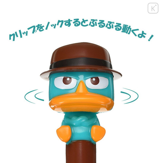 Japan Disney Store Action Mascot Ballpoint Pen - Perry the Platypus : Vibration - 2