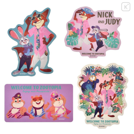 Japan Disney Store Die-Cut Sticker Collection - Zootopia 2 : Tropical - 2