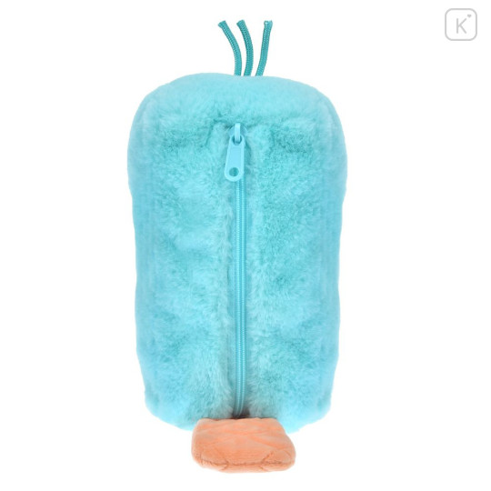 Japan Disney Store Fluffy Plush Pen Case - Perry the Platypus : Phineas and Ferb - 4