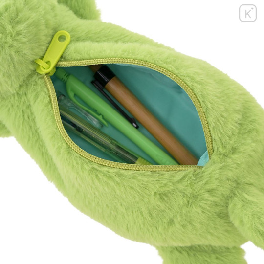 Japan Disney Store Fluffy Plush Pen Case - Toy Story : Rex - 4