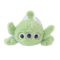 Japan Disney Store Fluffy Plush Pen Case - Toy Story : Little Green Men / Aliens - 2