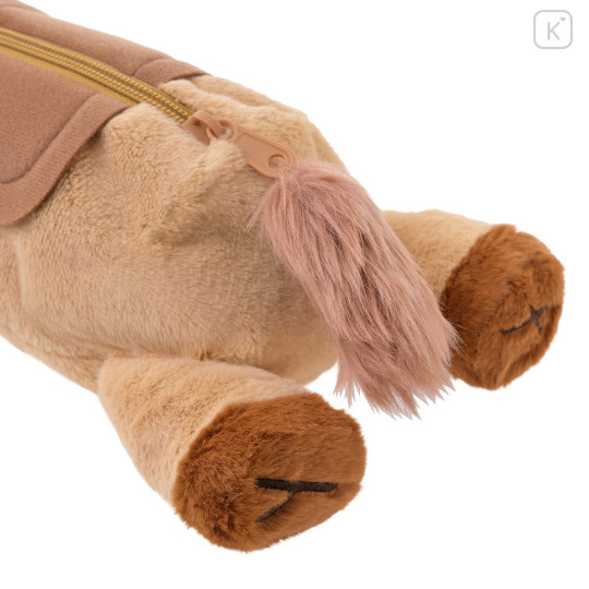 Japan Disney Store Fluffy Plush Pen Case - Toy Story : Bullseye - 4