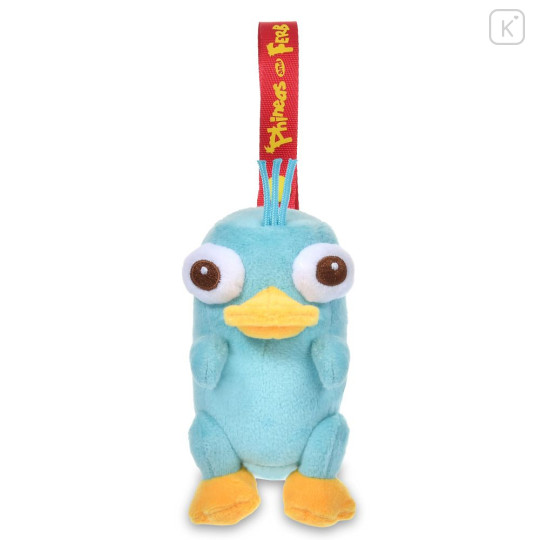 Japan Disney Store Plush Keychain Bag Charm - Perry the Platypus : Phineas and Ferb - 1