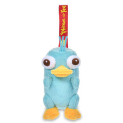 Japan Disney Store Plush Keychain Bag Charm - Perry the Platypus : Phineas and Ferb