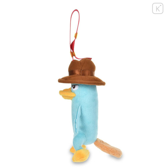 Japan Disney Store Plush Keychain Bag Charm - Perry the Platypus : Phineas and Ferb Agent P - 3