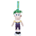 Japan Disney Store Plush Keychain Bag Charm - Perry the Platypus : Phineas and Ferb Ferb Fletcher - 1