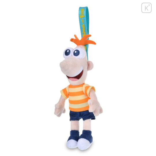 Japan Disney Store Plush Keychain Bag Charm - Perry the Platypus : Phineas and Ferb Phineas Flynn - 1