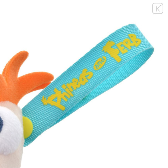 Japan Disney Store Plush Keychain Bag Charm - Perry the Platypus : Phineas and Ferb Phineas Flynn - 5