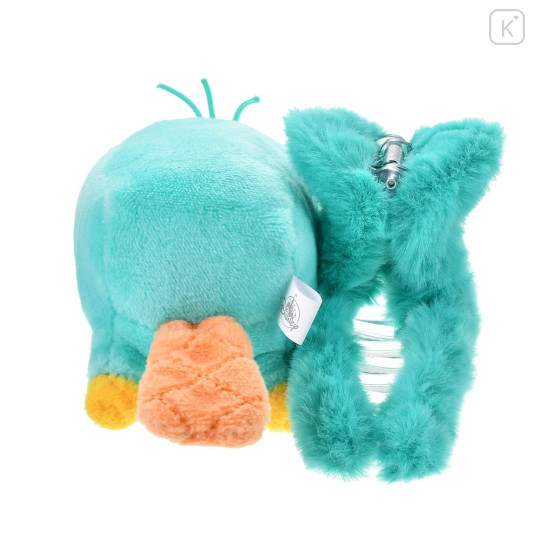 Japan Disney Store Mascot Hair Claw Clip - Perry the Platypus : Phineas and Ferb Fluffy - 3