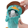 Japan Disney Store Water Bottle Holder with Shoulder Strap - Perry the Platypus : Phineas and Ferb Agent P - 4