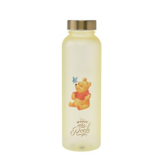 Japan Disney Store Water Bottle 590ml - Pooh : Butterfly Yellow