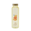 Japan Disney Store Water Bottle 590ml - Pooh : Butterfly Yellow - 1