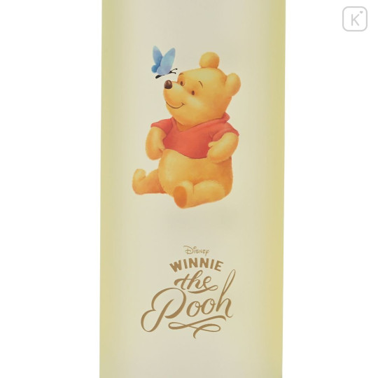 Japan Disney Store Water Bottle 590ml - Pooh : Butterfly Yellow - 4