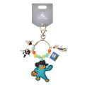 Japan Disney Store Wire Key Ring Charm Keychain - Perry the Platypus : Phineas and Ferb Agent P - 2