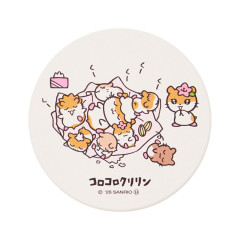 Japan Sanrio Water Absorbing Coaster - Corocorokuririn : The Whole Family Gather