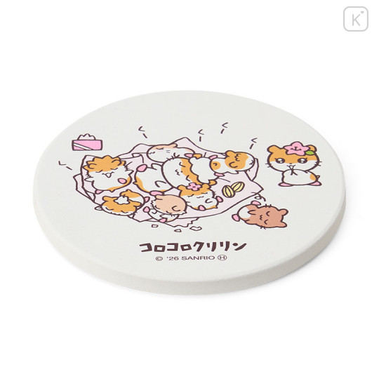 Japan Sanrio Water Absorbing Coaster - Corocorokuririn : The Whole Family Gather - 3